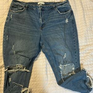 Abercrombie & Fitch mom jeans